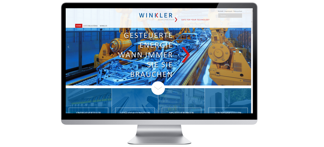 Website Winkler Schaltanlagen